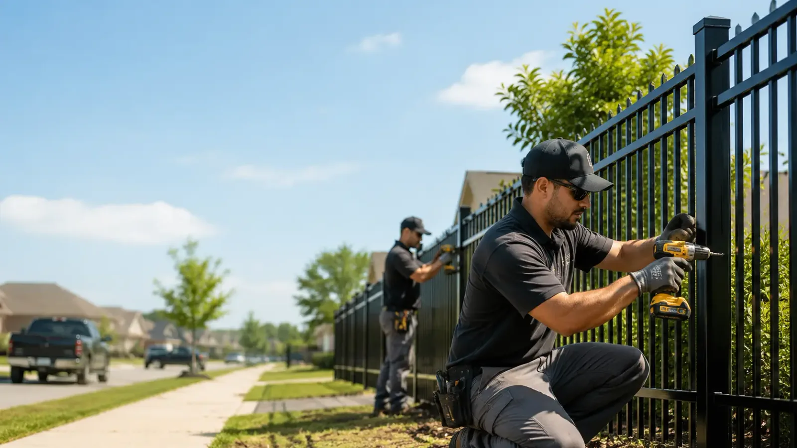 Metal Fence Installation in Crary, ND